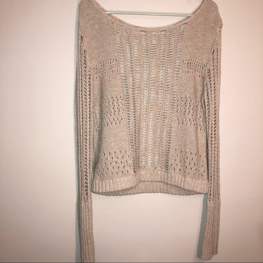 Free People Goccia open knit sweater